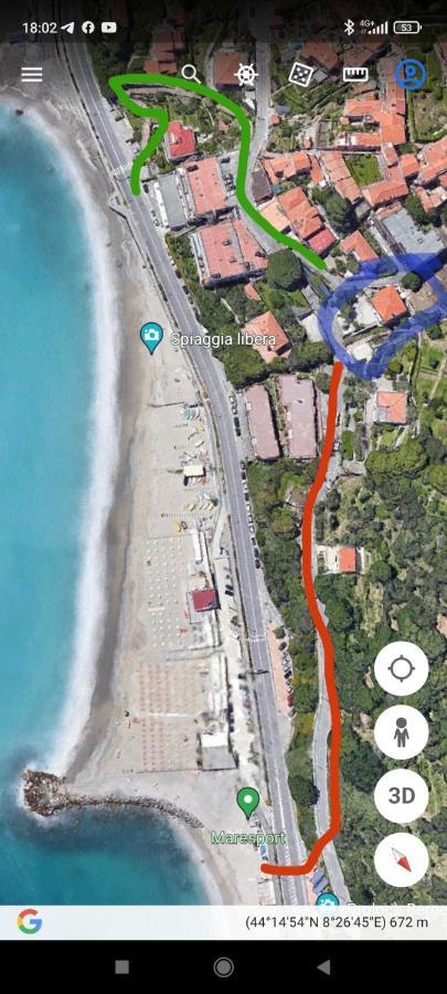 Ferienwohnung Una Finestra Sul Mare Monolocale Bergeggi Exterior foto